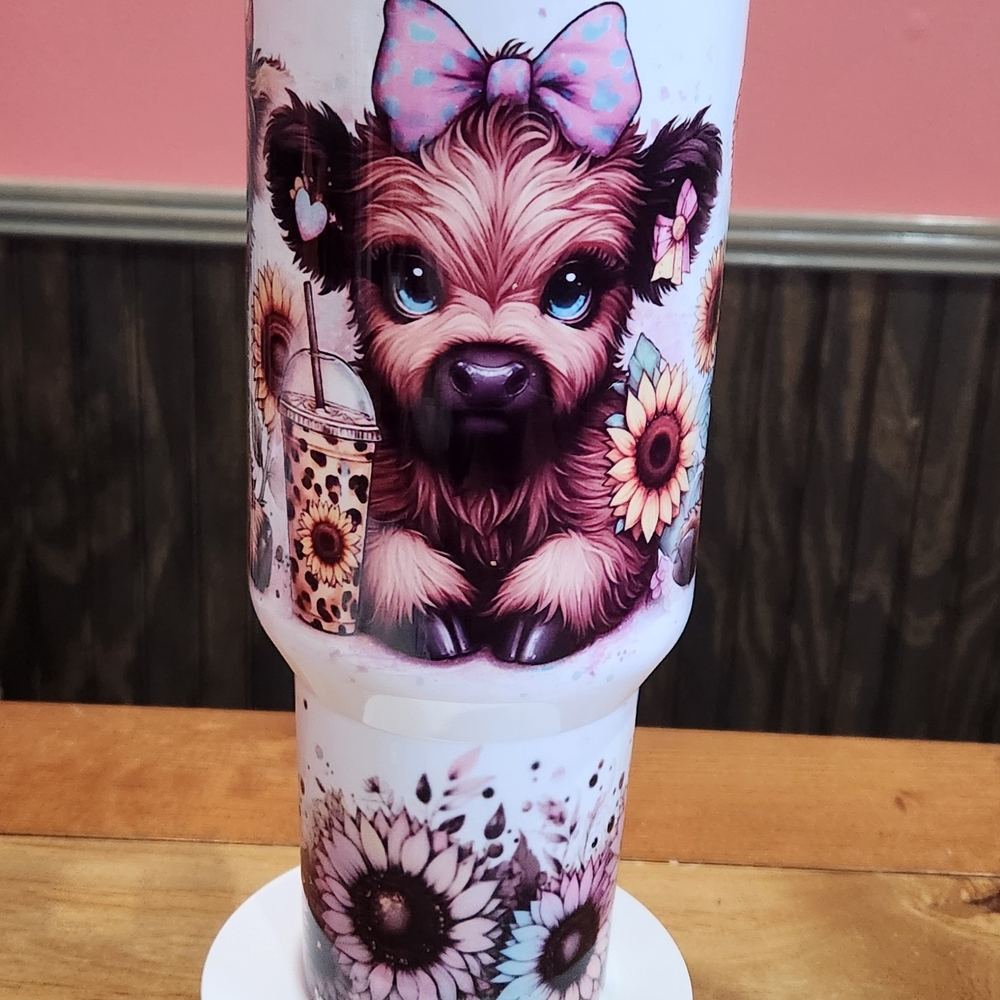 Highland Cow 40oz Tumbler